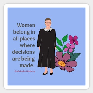 Ruth Bader Ginsburg quote Magnet